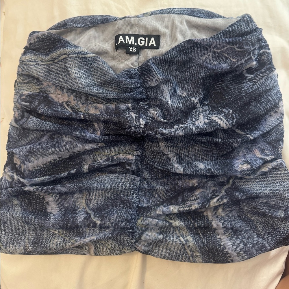 l.AM.GIA.  Celestina Blanche Mini Skirt